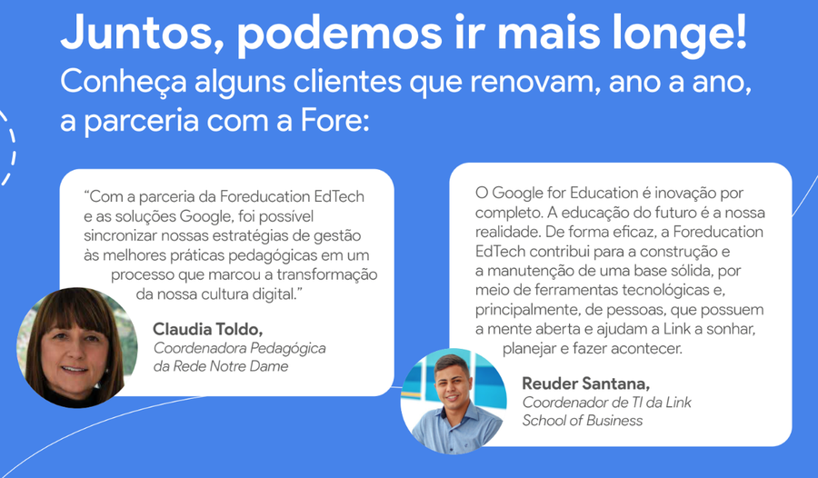 Depoimentos Foreducation