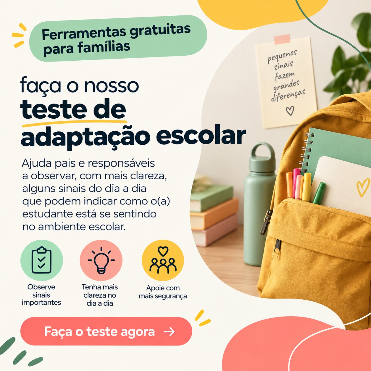 Teste de adaptação escolar